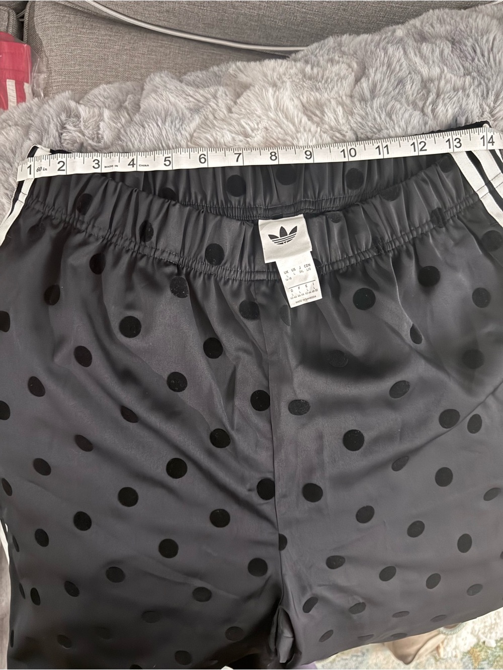 NWT adidas Polka Dot Firebird Wide leg Track Pants - Picture 15 of 16